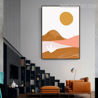 Luminary Abstract Scandinavian Modern Painting Picture Canvas Print for Room Wall Decor