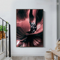 Anemone Floral Abstract Botanical Modern Painting Photograph Canvas Print for Room Wall Moulding