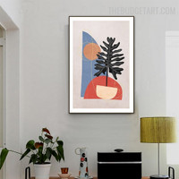 Orb Tree Abstract Scandinavian Modern Painting Image Canvas Print for Room Wall Garnish