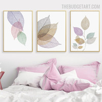 Elderberry Petals Abstract Botanical Modern Painting Picture Canvas Print for Room Wall Garnish