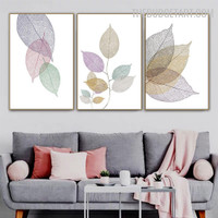 Elderberry Petals Abstract Botanical Modern Painting Picture Canvas Print for Room Wall Getup