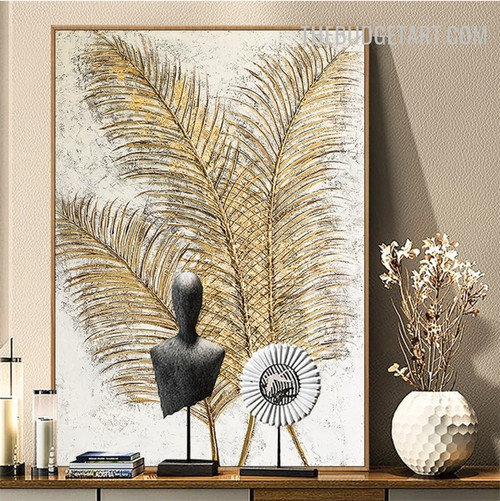 Pinion Handmade Texture Abstract Contemporary Canvas Painting for Room Wall Illumination