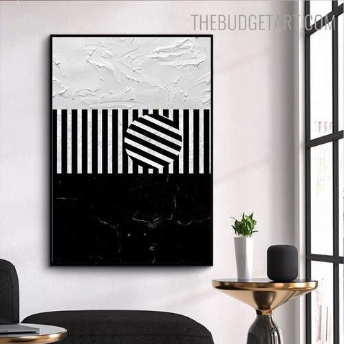 Lines Abstract Artwork Image Canvas Print for Room Wall Onlay
