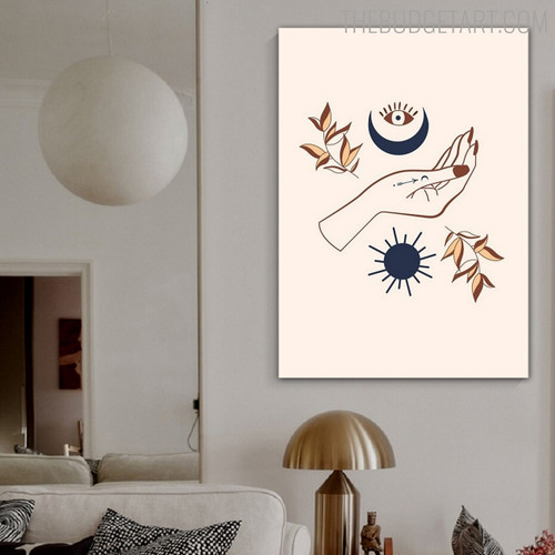 Tattoo Abstract Scandinavian Modern Painting Picture Painting Picture Canvas Print for Room Wall Décor