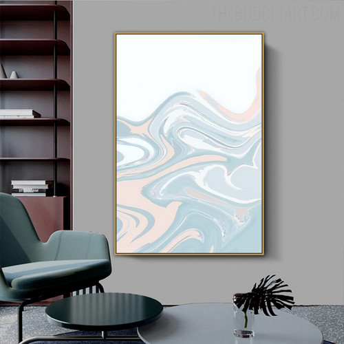 Dullness Tarnish Abstract Marble Modern Painting Picture Canvas Print for Room Wall Décor