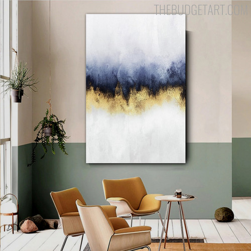 Heaven Abstract Contemporary Vintage Painting Picture Canvas Print for Room Wall Illumination