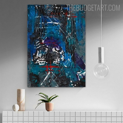 Mixer Flaw Abstract Contemporary Painting Picture Canvas Print for Room Wall Getup