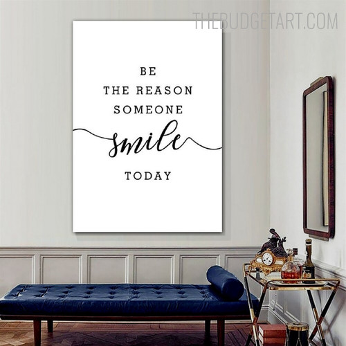 Reason Someone Typography Quotes Contemporary Painting Picture Canvas Print for Room Wall Outfit