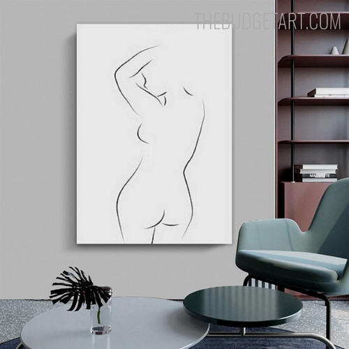 Women Body Abstract Figure Modern Painting Picture Canvas Print for Room Wall Equipment