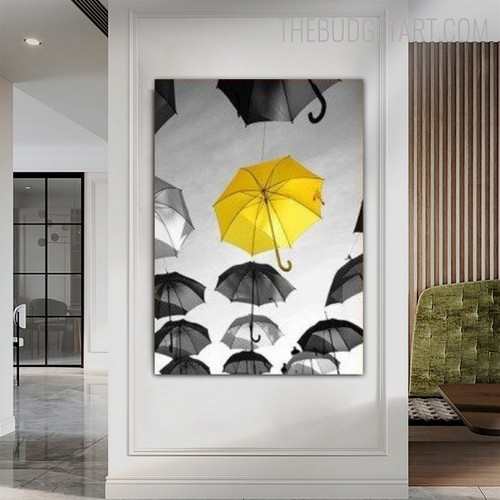 Umbrellas Nordic Modern Painting Picture Canvas Print for Room Wall Decoration