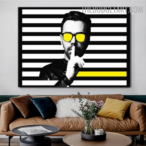 Goggles Modern Painting Picture Canvas Print for Room Wall Illumination