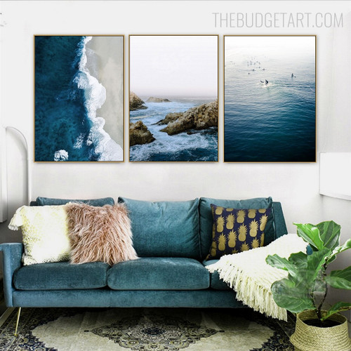 Profound Landscape Nature Nordic Artwork Picture Canvas Print for Room Wall Getup