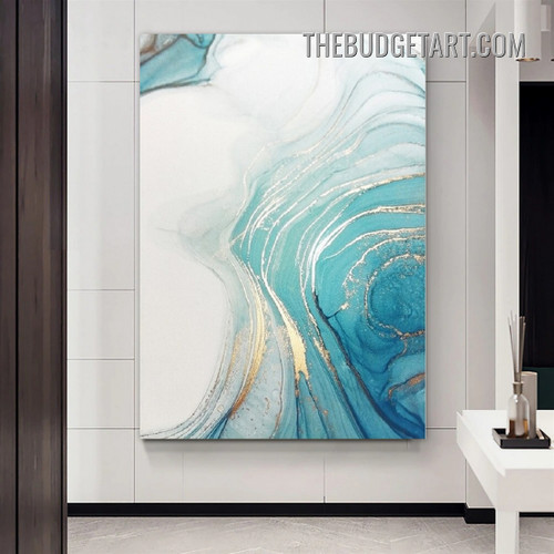 Marble Design Abstract Modern Painting Picture Canvas Wall Art Print for Room Wall Embellishment