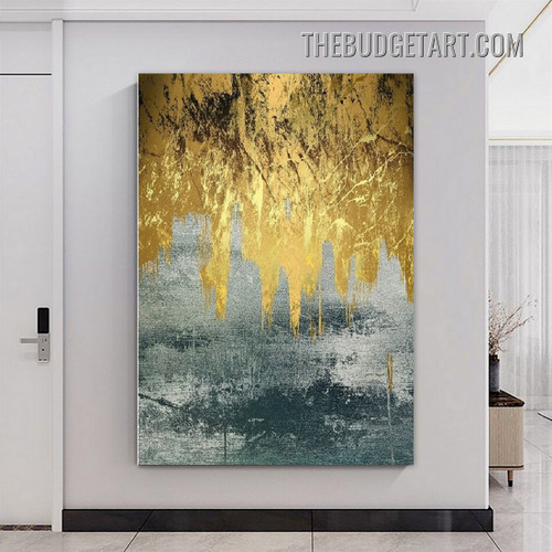 Splash Marble Pattern Abstract Modern Painting Picture Canvas Art Print for Room Wall Equipment