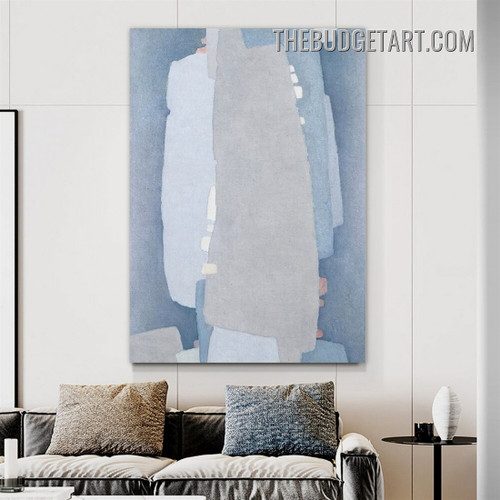 Colorific Patch Abstract Watercolor Scandinavian Painting Picture Canvas Art Print for Room Wall Getup