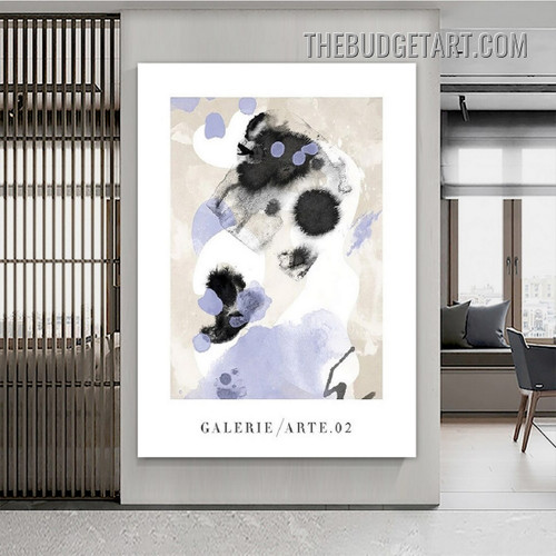 Colorific Smudges Abstract Painting Picture Vintage Canvas Wall Art Print for Room Assortment