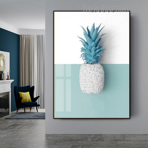 Pineapple Botanical Modern Artwork Photograph Canvas Print for Room Wall Adornment