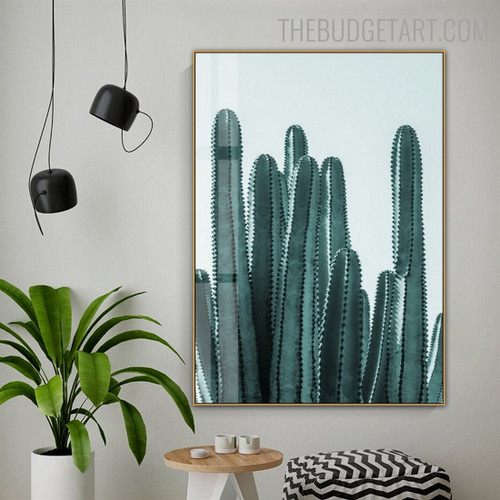 San Pedro Botanical Modern Artwork Image Canvas Print for Room Wall Garnish