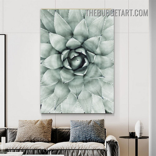 Cactus Plant Contemporary Painting Picture Botanical Canvas Art Print for Room Wall Outfit