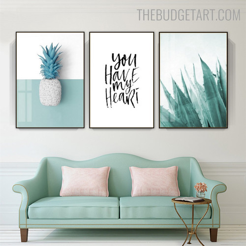Fruit and Plants Botanical Modern Artwork Pic Canvas Print for Room Wall Getup