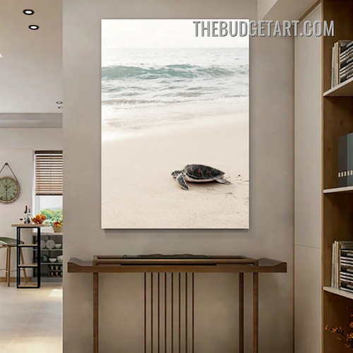Turtle Animal Modern Painting Picture Canvas Wall Art Print for Room Wall Arrangement