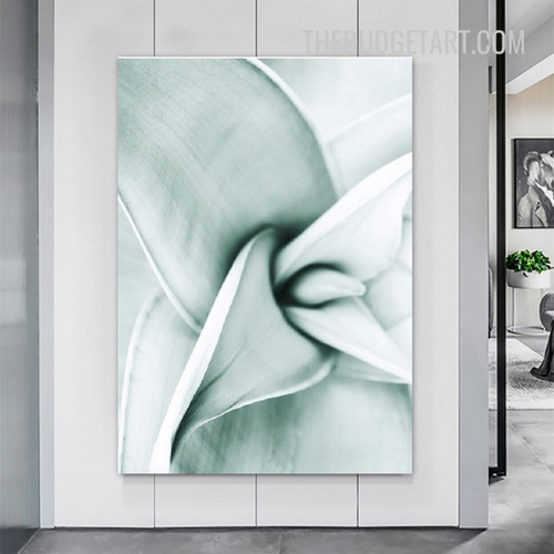 Leaves Pattern Abstract Botanical Vintage Painting Picture Canvas Art Print for Room Wall Equipment