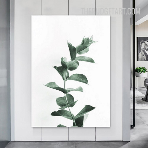 Eucalyptus Leafage Abstract Botanical Vintage Painting Picture Canvas Wall Art Print for Room Decoration