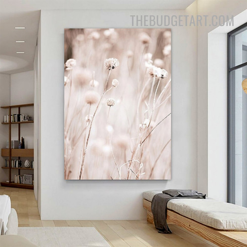 Dandelions Flowers Floral Modern Painting Picture Canvas Wall Art Print for Room Garniture