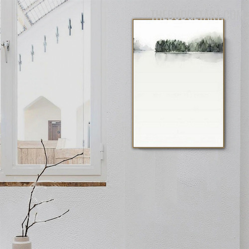Water Plant Abstract Botanical Modern Painting Pic Canvas Print for Room Wall Ornamentation