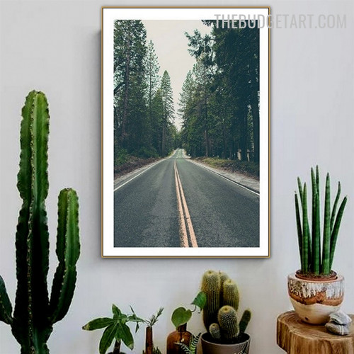 Sin Rumbo Abstract Watercolor Modern Painting Photo Canvas Print for Room Wall Finery