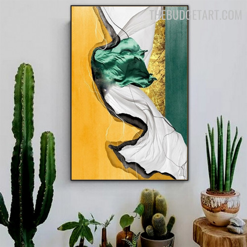 Marble Abstract Nordic Modern Painting Picture Canvas Print for Room Wall Adornment