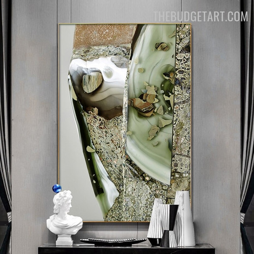 European Style Marble Abstract Modern Painting Picture Canvas Print for Room Wall Disposition