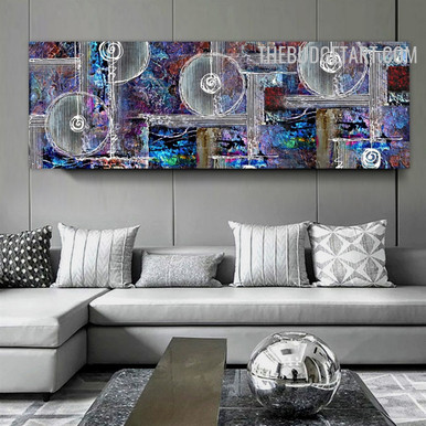 Circle Splash canvas art