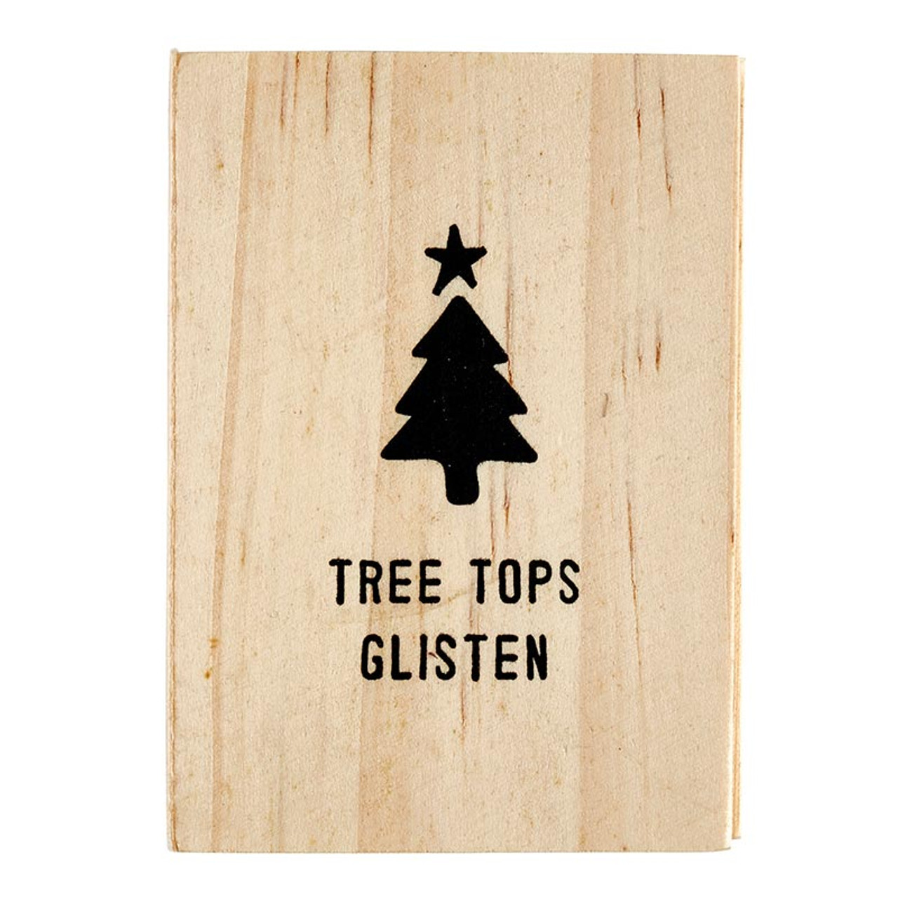 Ceramic Figurine Pine Wood Box - Tree - [Wholesale]Faithworks