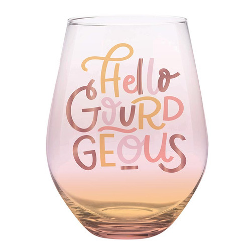 Jumbo Wine Glass - Hello Gourdgeous