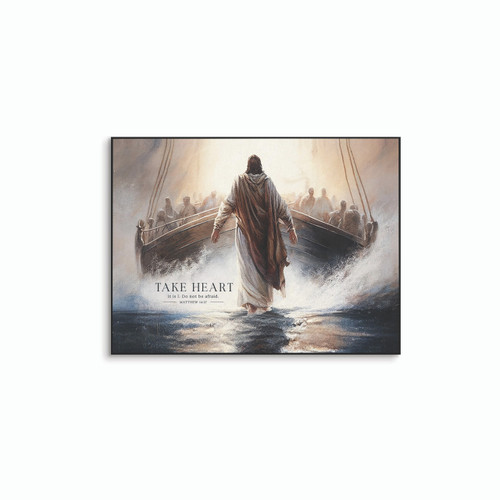 Foundations Of Faith Collection Art Print - Take Heart It Is