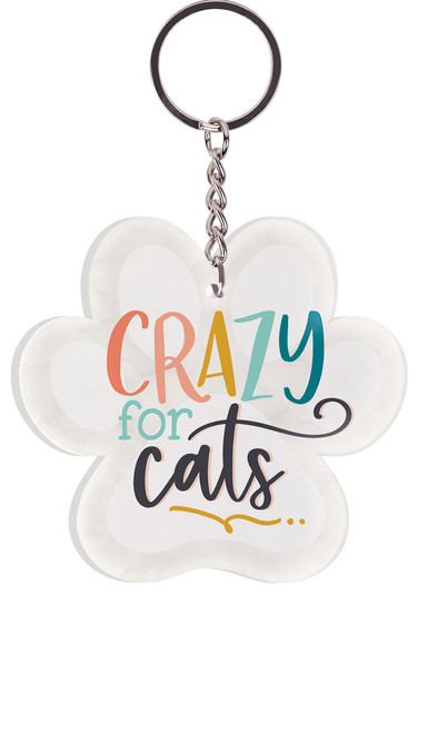 Key Chain - Crazy For Cats