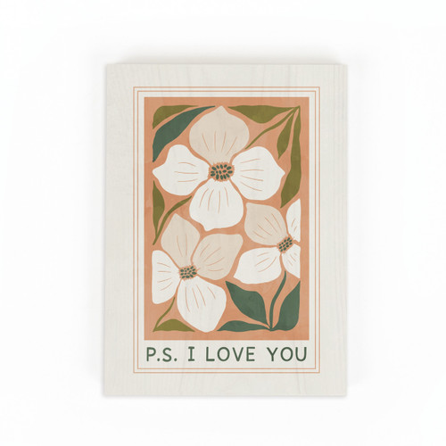 Wood Block - P.S. I Love You