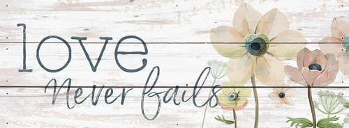 Box Sign - Love Never Fails