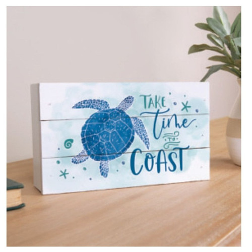Wood Block - Take Time To Coast