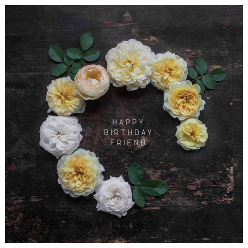 Greeting Card - Birthday - Floral Wreath