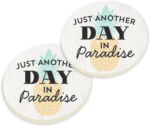 Car Coasters - Just Another Day in Paradise