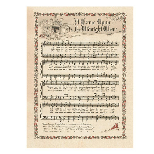 Classic Carols Collection Canvas - It Came Upon The Midnight Clear