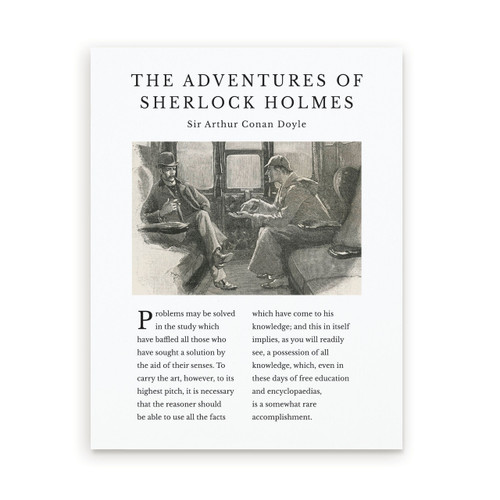 The Adventures Of Sherlock Holmes Ornate Tabletop Decor