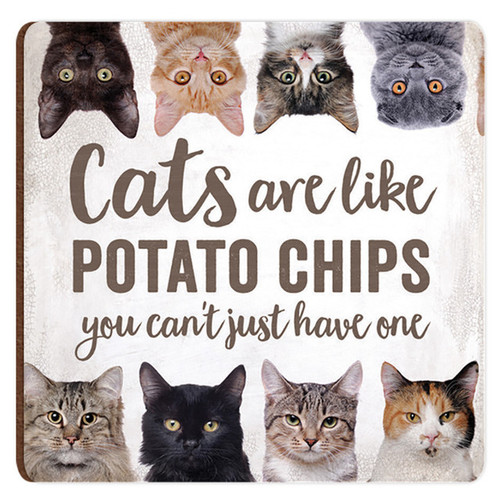 Magnet - Cats Are Like Potato Chips