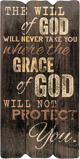 Small Fence Post  - The Will of God Grace of God