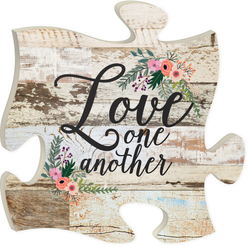 Puzzle Piece Love One Another