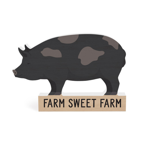 Shape Sign - Farm Sweet Farm