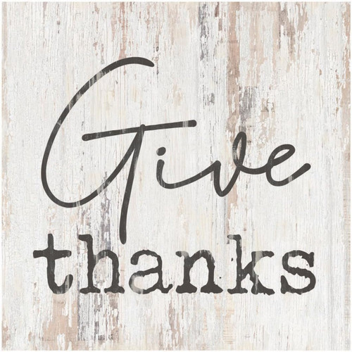 Block Sign - Give Thanks