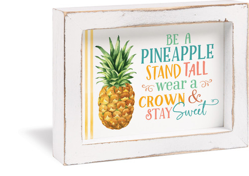 Framed Art - Be A Pineapple